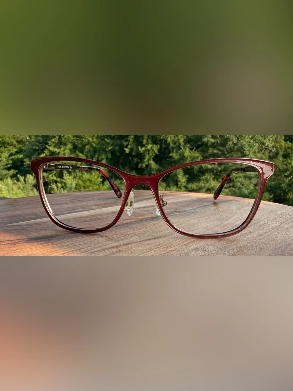 Phoebe Women's Eyeglass Frames P325 Red